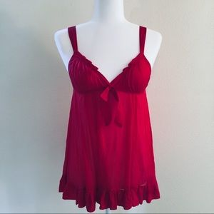 Victoria’s Secret Red Babydoll & Panties